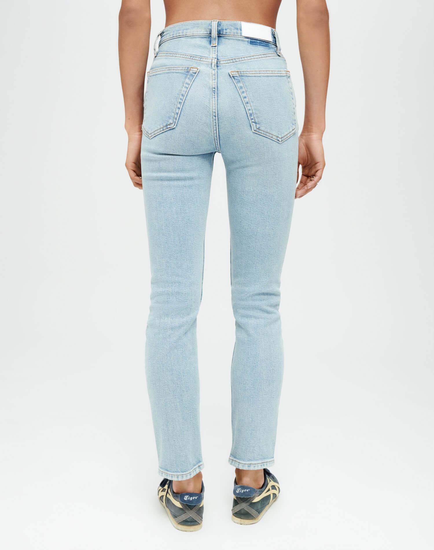 Comfort Stretch High Rise Ankle Crop - Mid 90s Female Product Image