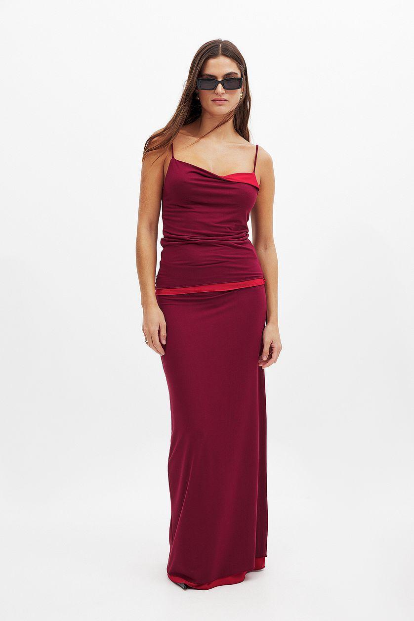 Jersey Maxi Skirt Product Image