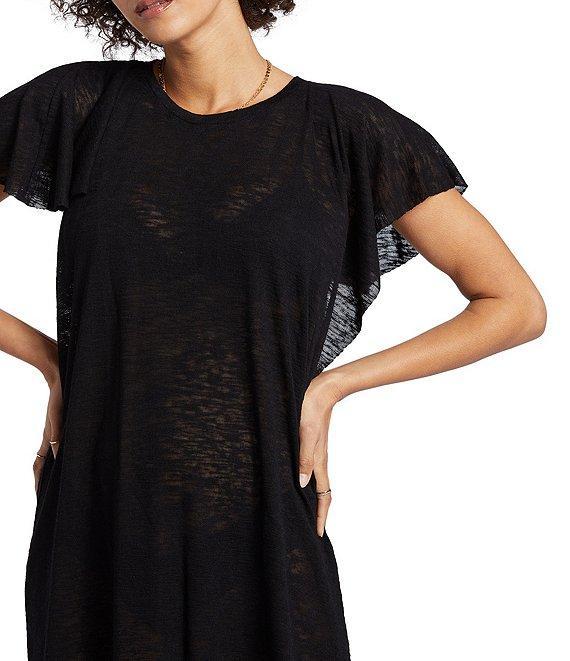 Billabong Out For Waves Flutter Sleeve Cover Up Dress Product Image