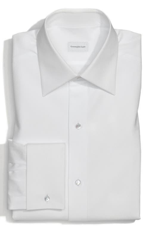 Mens Woven Pique Tuxedo Shirt Product Image
