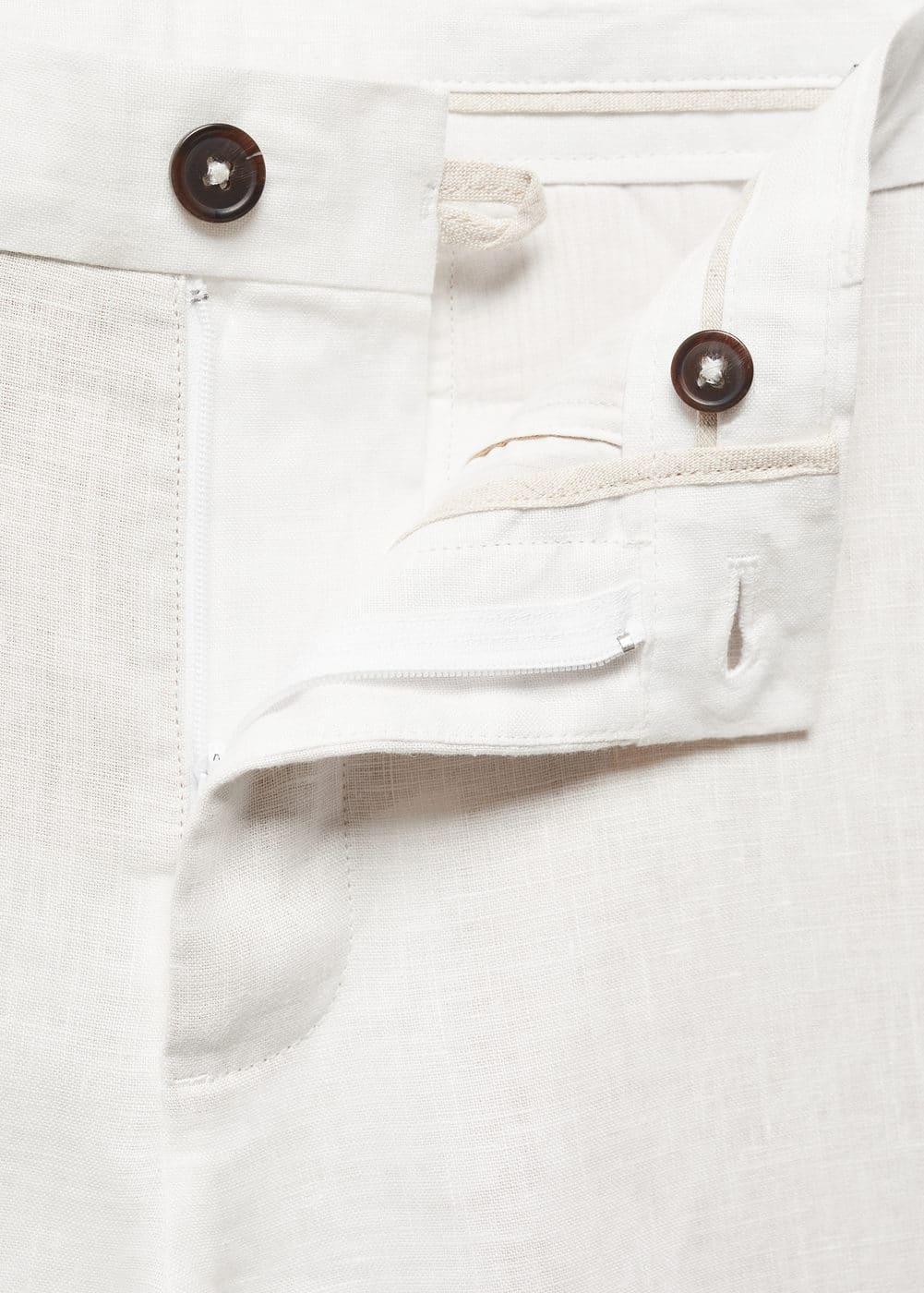 Mango Mens Cotton Trousers Product Image
