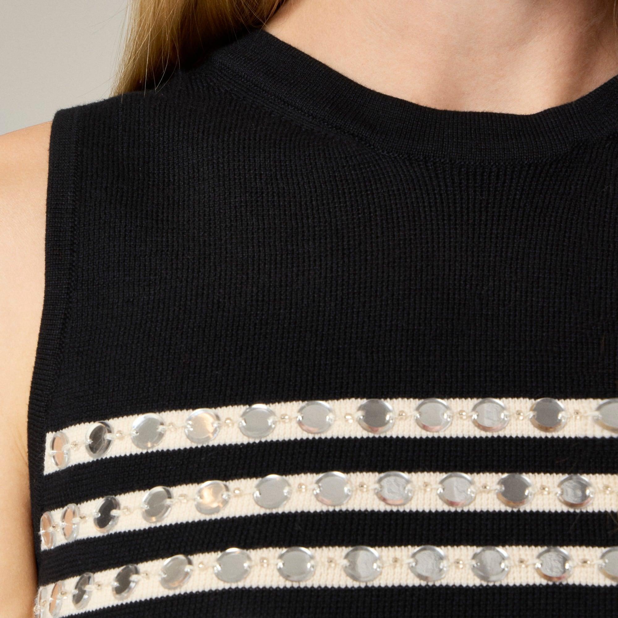 Embellished sweater shell Product Image