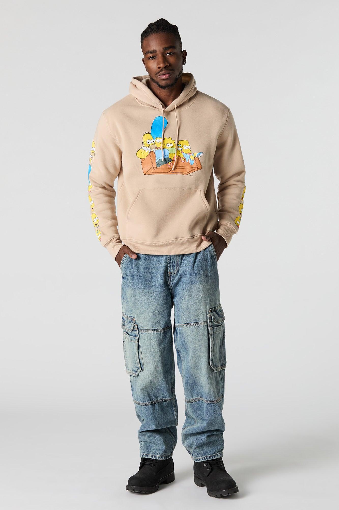The Simpsons Graphic Fleece Hoodie Male Product Image