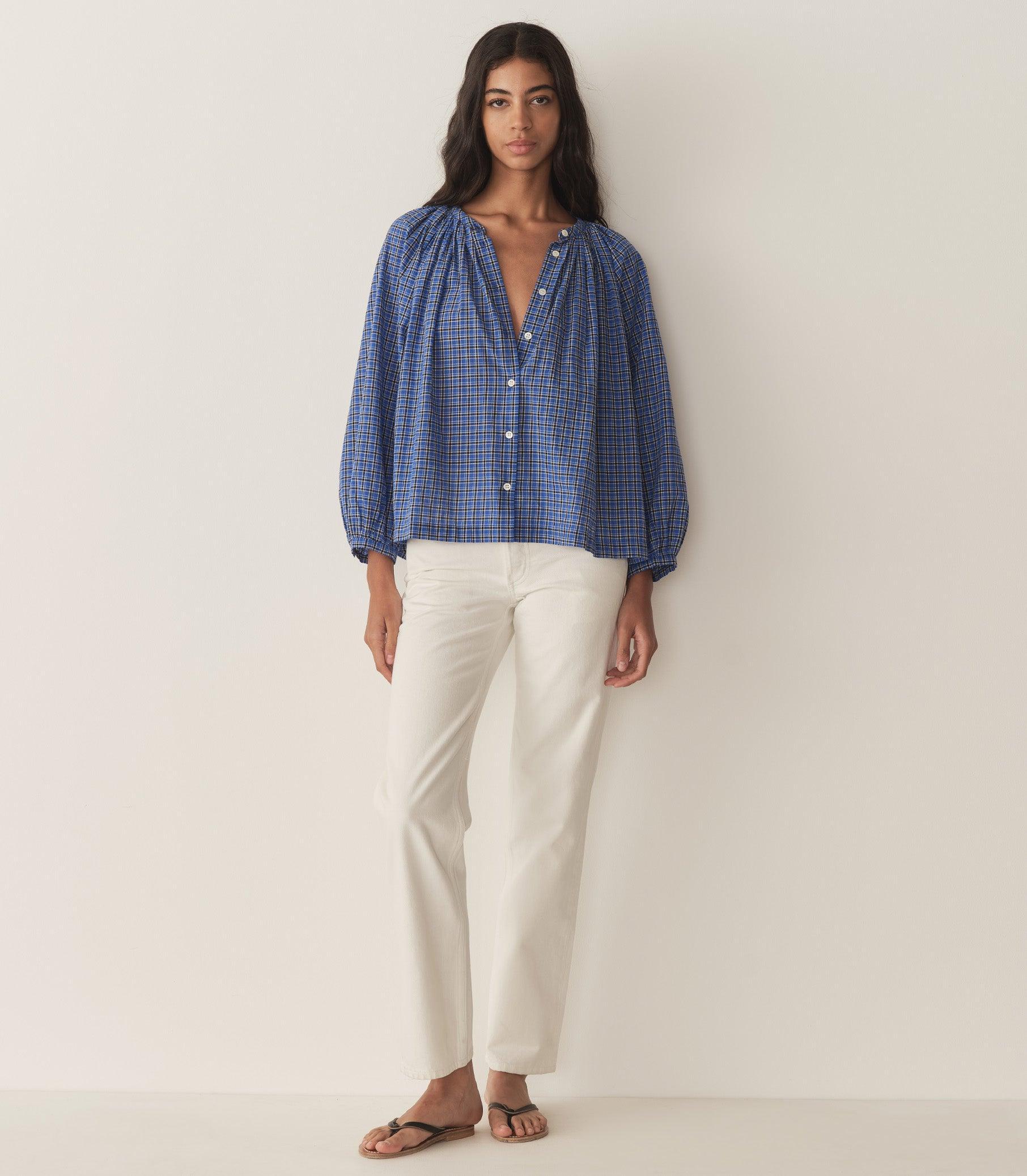 JONIE TOP -- CASSIS CHECK Product Image