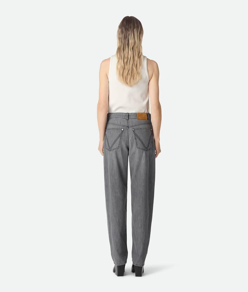 Women's Black Denim Jeans in Washed black Product Image