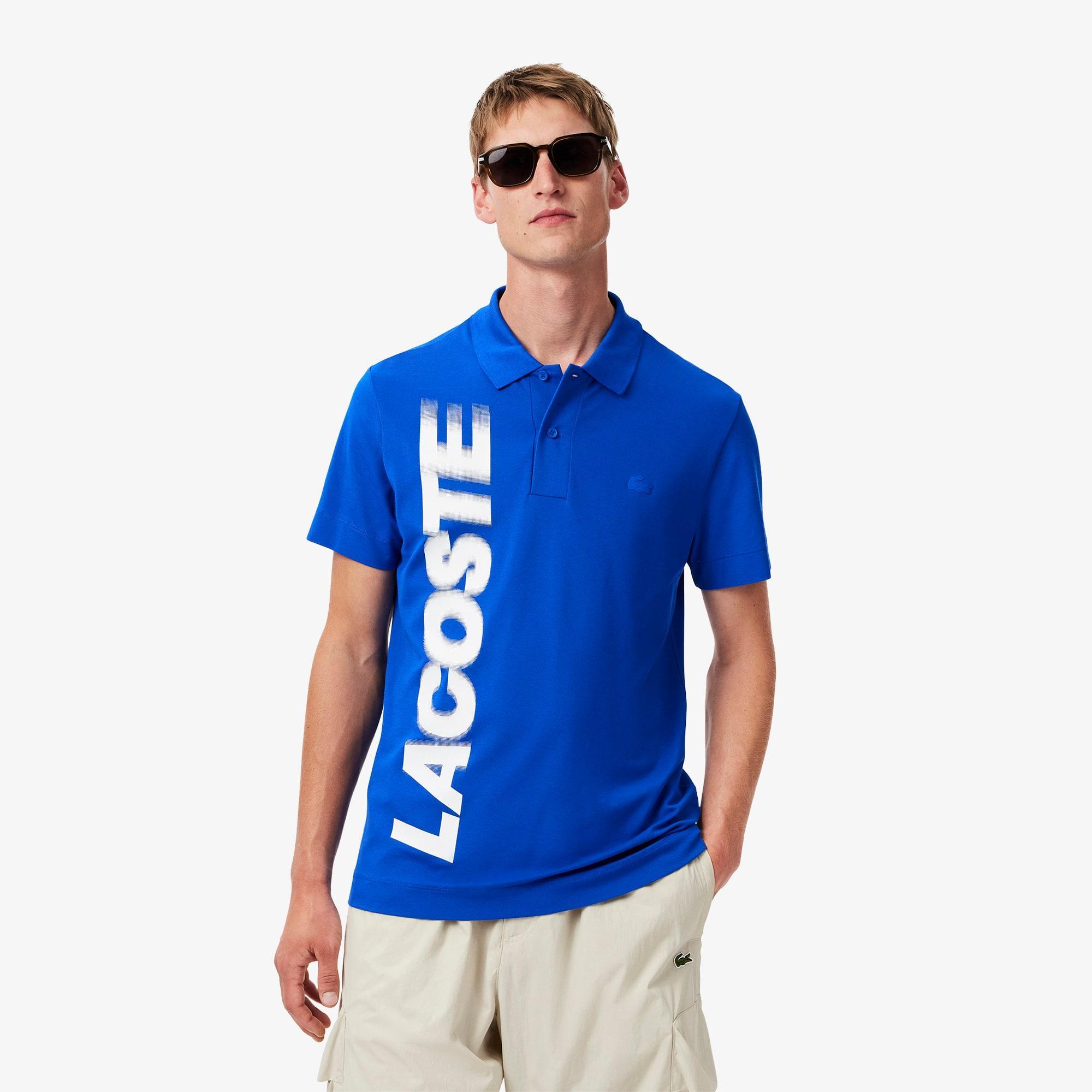 Men's Regular Fit Lacoste Movement Printed Polo Product Image