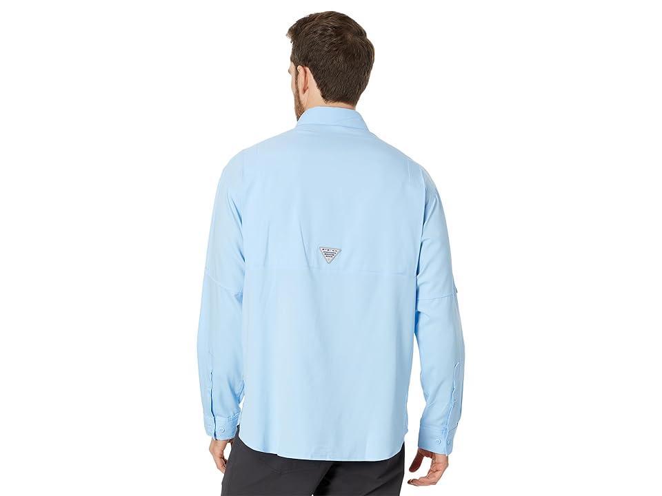 Men's Columbia PFG UPF 40 Tamiami™ II Long Sleeve Button-Down Shirt, Size: Medium, Blue Product Image