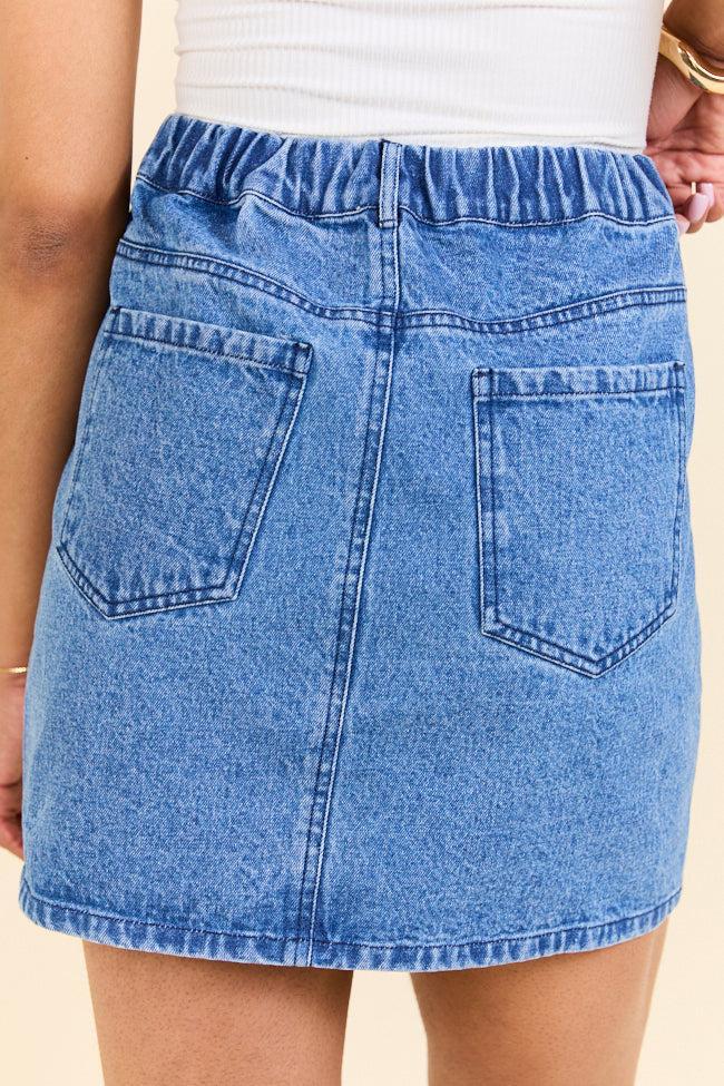 Classic Cut Denim Skirt SALE Product Image