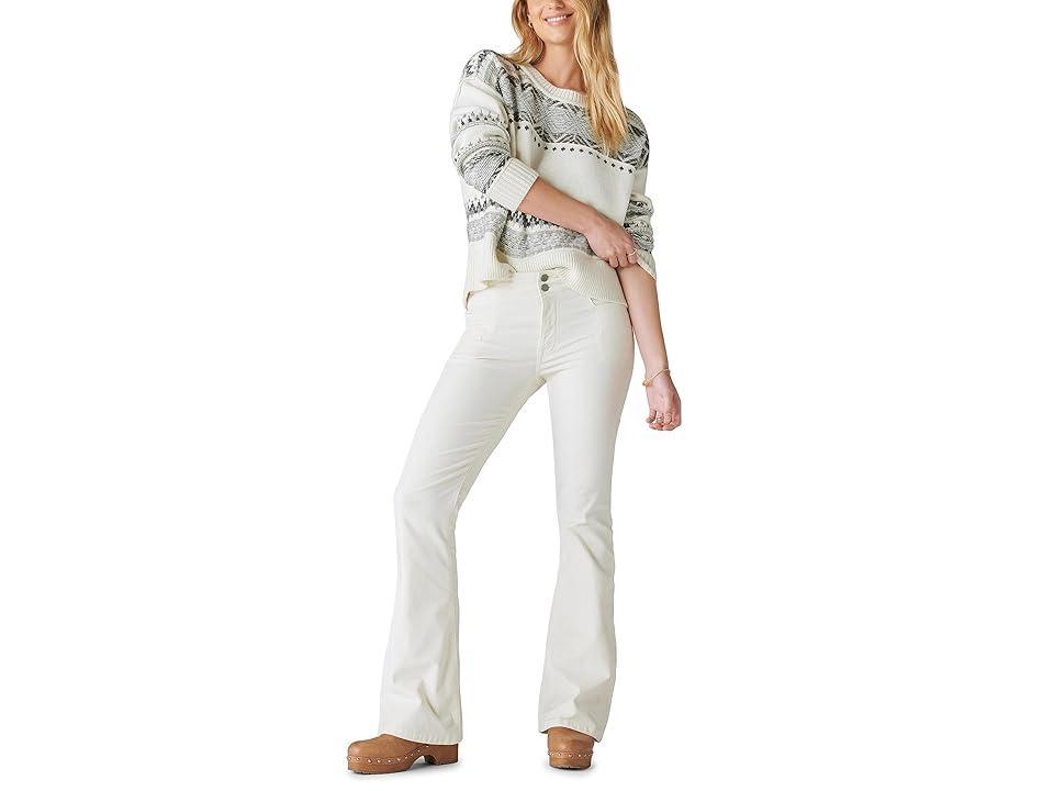 Lucky Brand High-Rise Stevie Flare in Moon Dust (Moon Dust) Women's Jeans Product Image