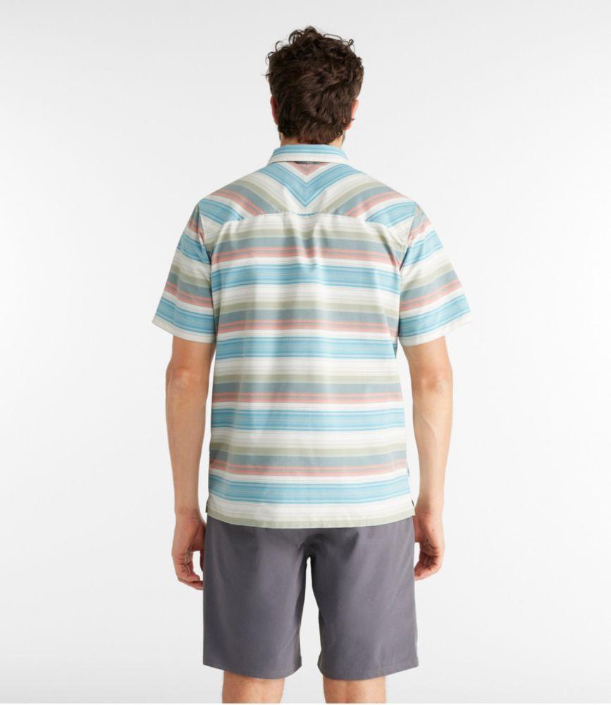 
                            Men's SunSmart® Cool Weave Woven Shirt, Short-Sleeve Stripe
                         Product Image