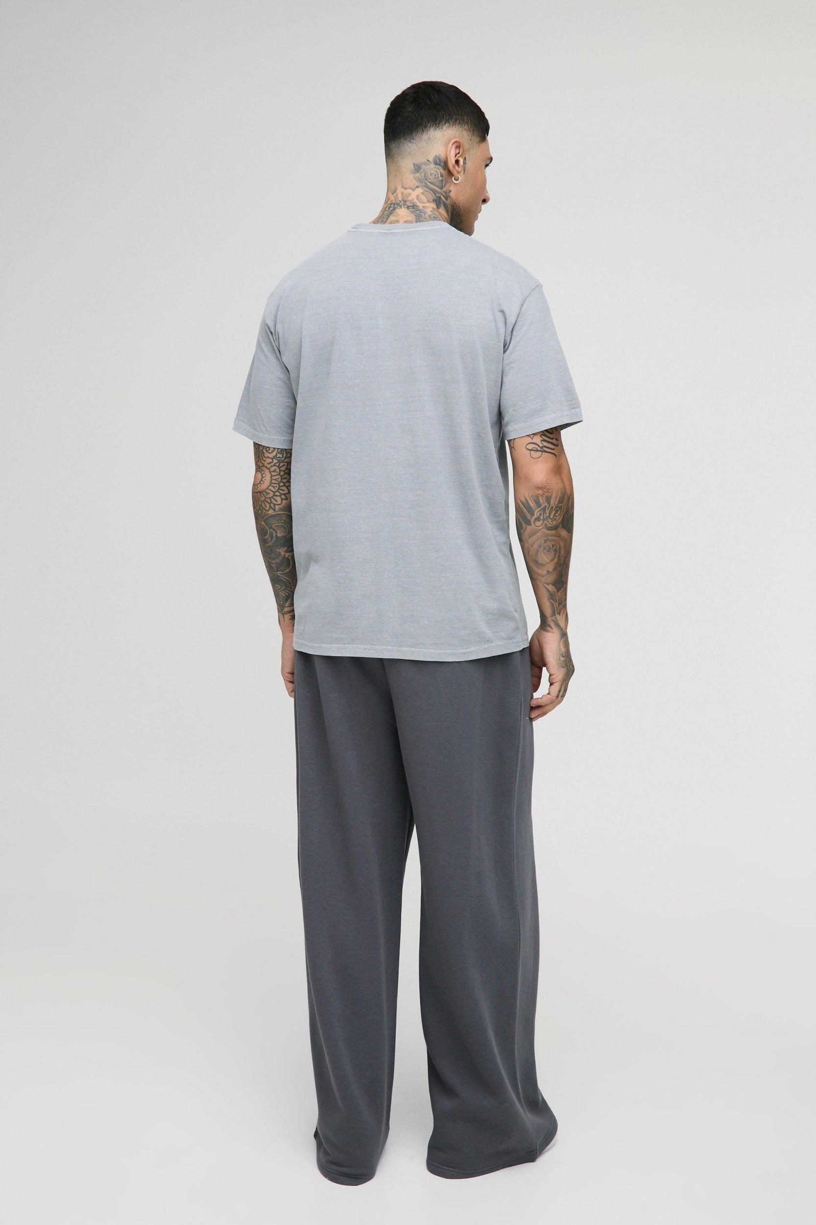 Tall Grateful Dead License Oversized Washed Print T-Shirt | boohooMAN USA Product Image