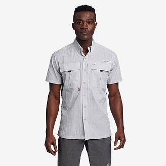 Men's Eddie Bauer Short Sleeve UPF Guide 2.0 Shirt, Size: Small, Green Olive Product Image