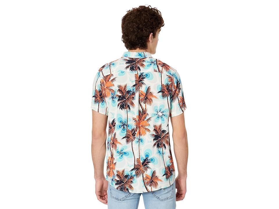 Rip Curl Barrel Killa Short Sleeve Woven (Mint) Men's Clothing Product Image