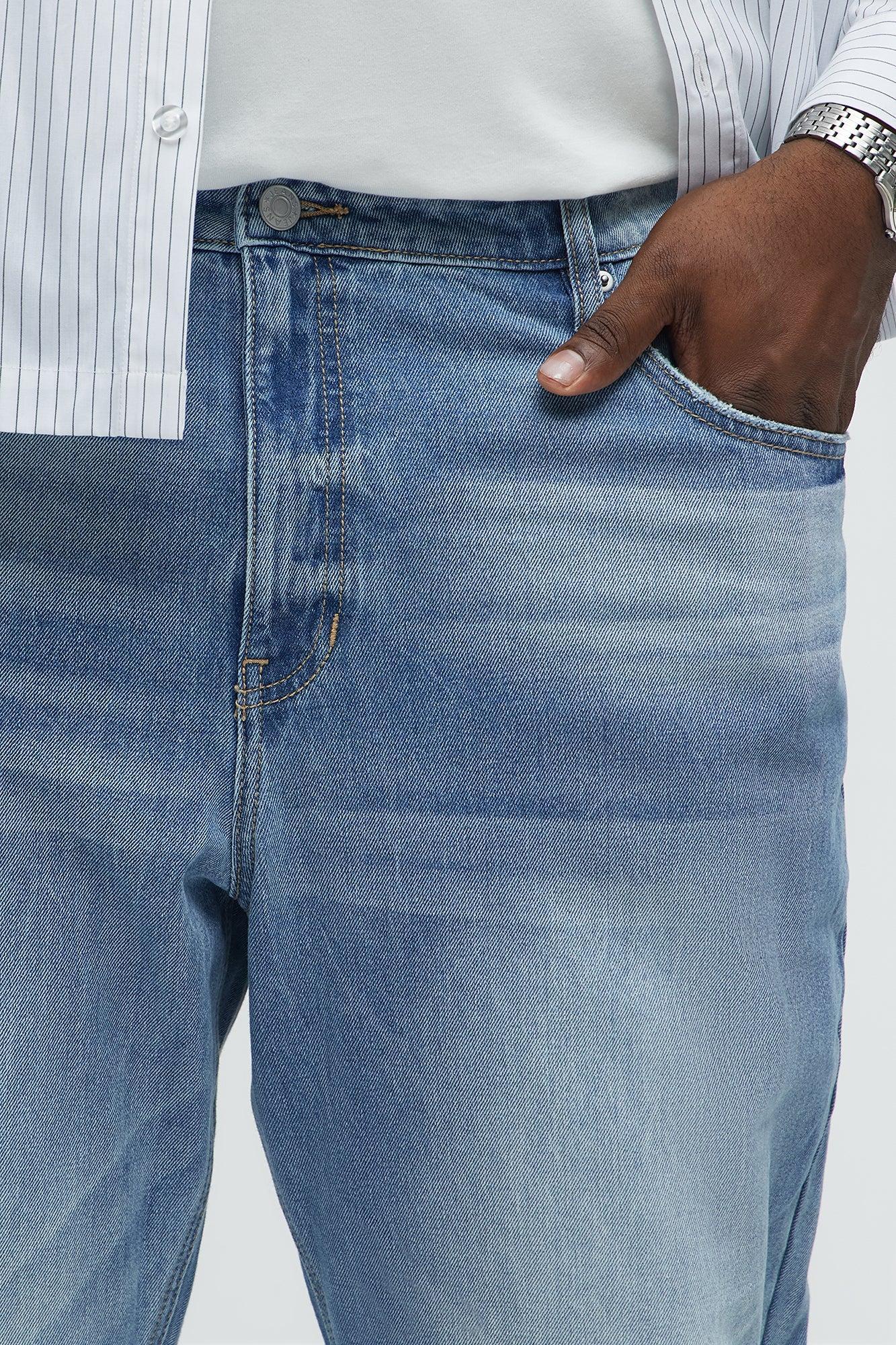 Stacked Slim Flare Make You Look Jeans - Medium Blue Wash Product Image