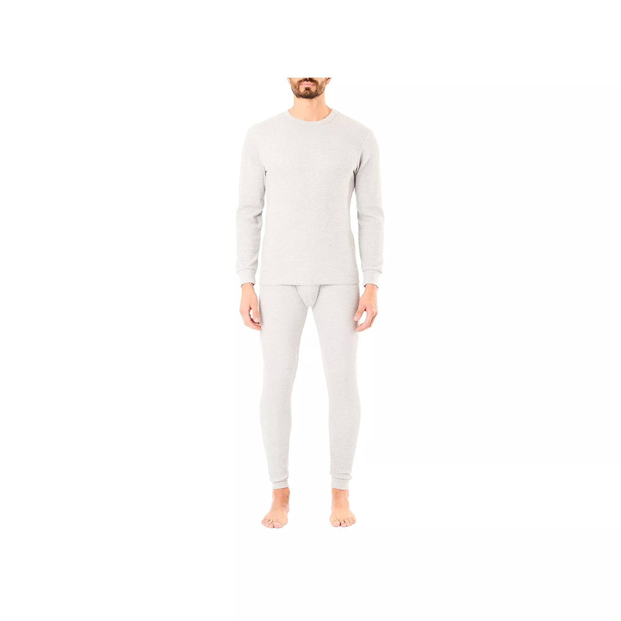 Men's Smith's Workwear 2-piece Thermal Set, Size: Small, Grey Gray Product Image