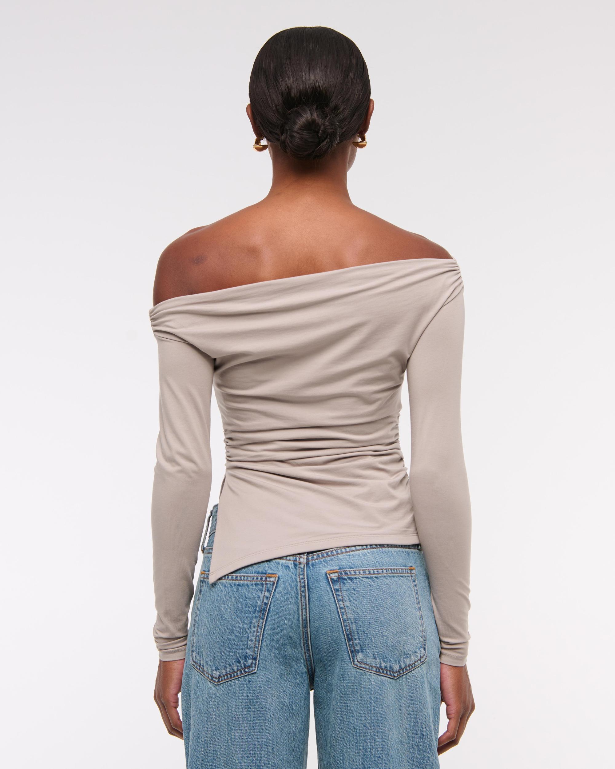 Off-The-Shoulder Draped Top Product Image