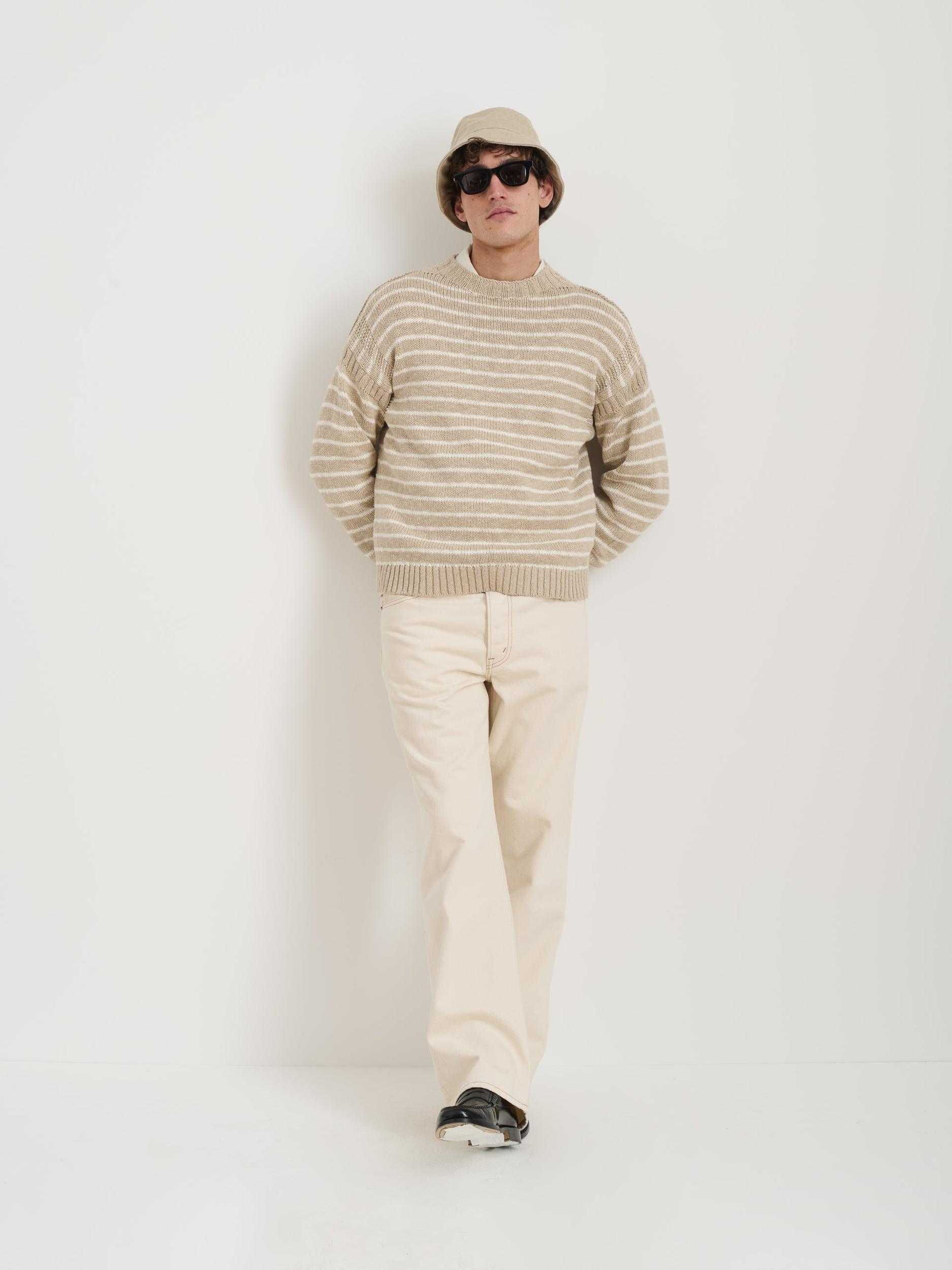 Harbor Stripe Sweater In Cotton Product Image