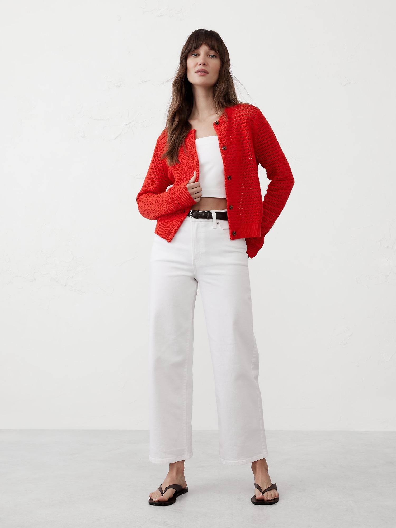 Open Stitch Cardigan Product Image