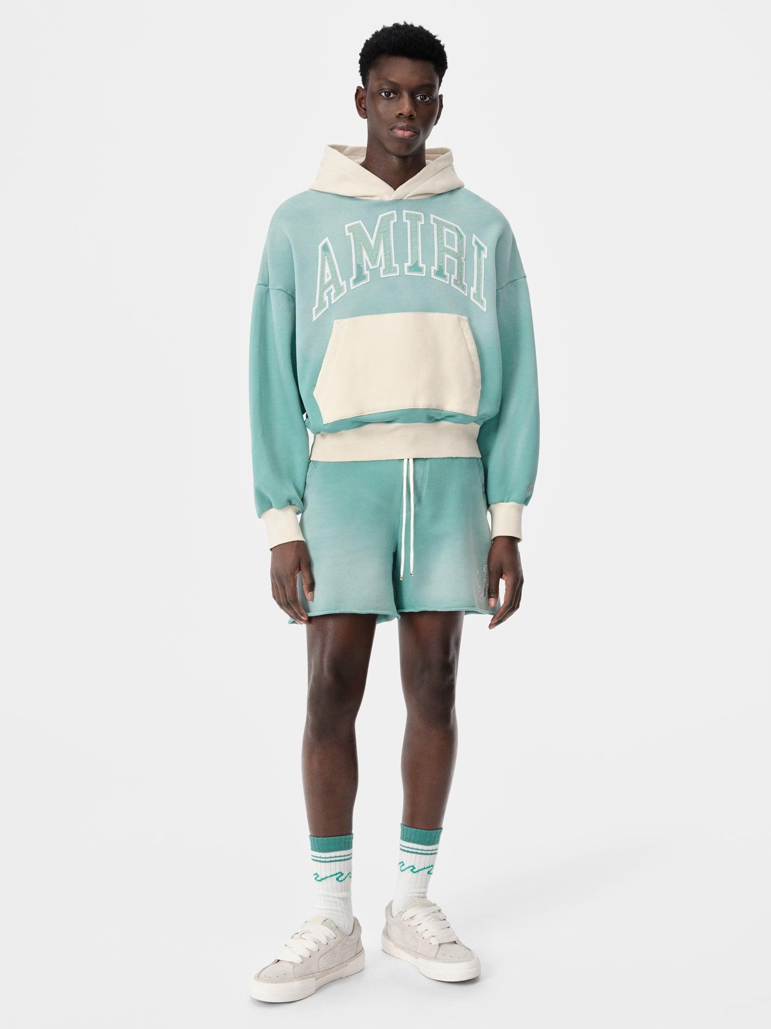 AMIRI VINTAGE COLLEGIATE SHORT - Sea Blue Male Product Image