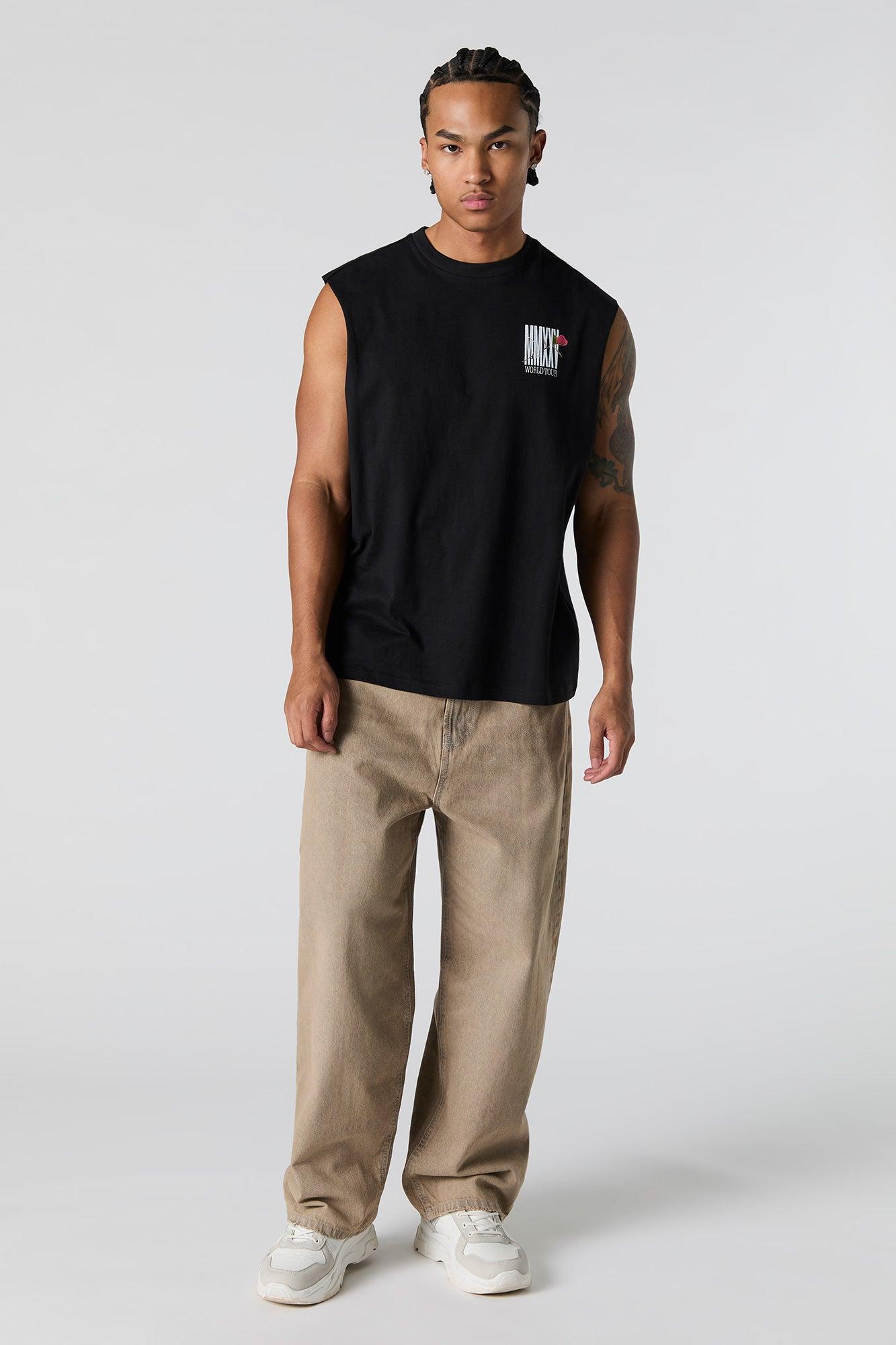MMXXV World Tour Graphic Muscle Tank Male Product Image