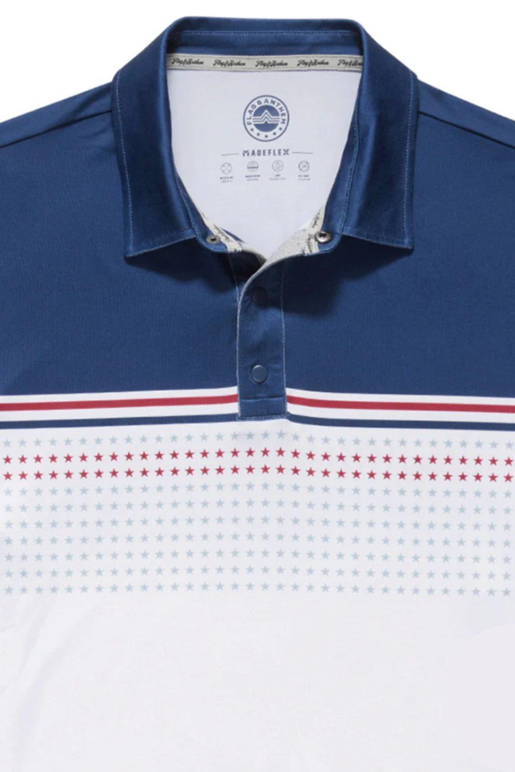 Banner Stars & Stripes Blocked Performance Polo Product Image