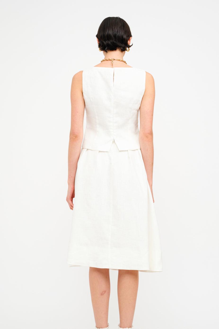 Fiona Linen Sleeveless Top Product Image