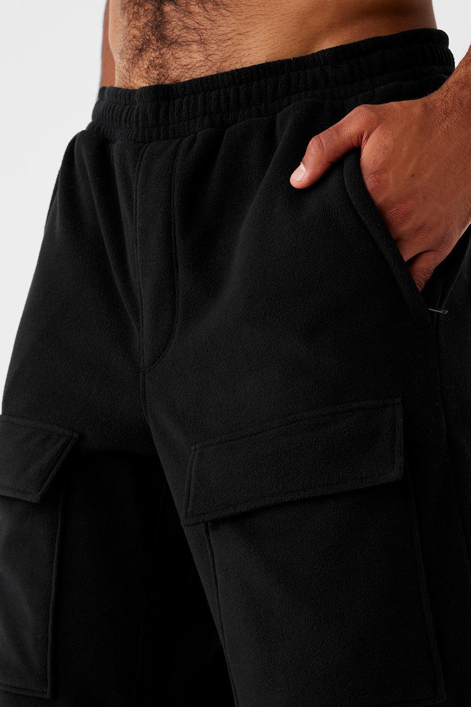 Polar Fleece Ridge Cargo Pants - Black Male Product Image
