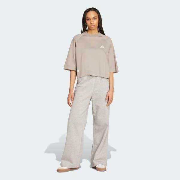 adidas Mercedes - AMG Petronas Formula One Team Premium Sweat Tee Putty Beige M Womens Product Image