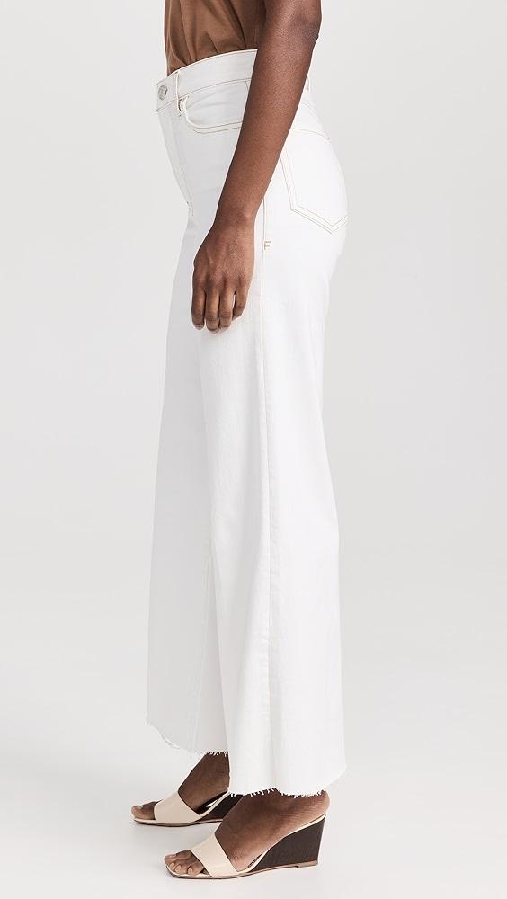 FRAME Le Palazzo Crop Raw Fray Jeans | Shopbop Product Image