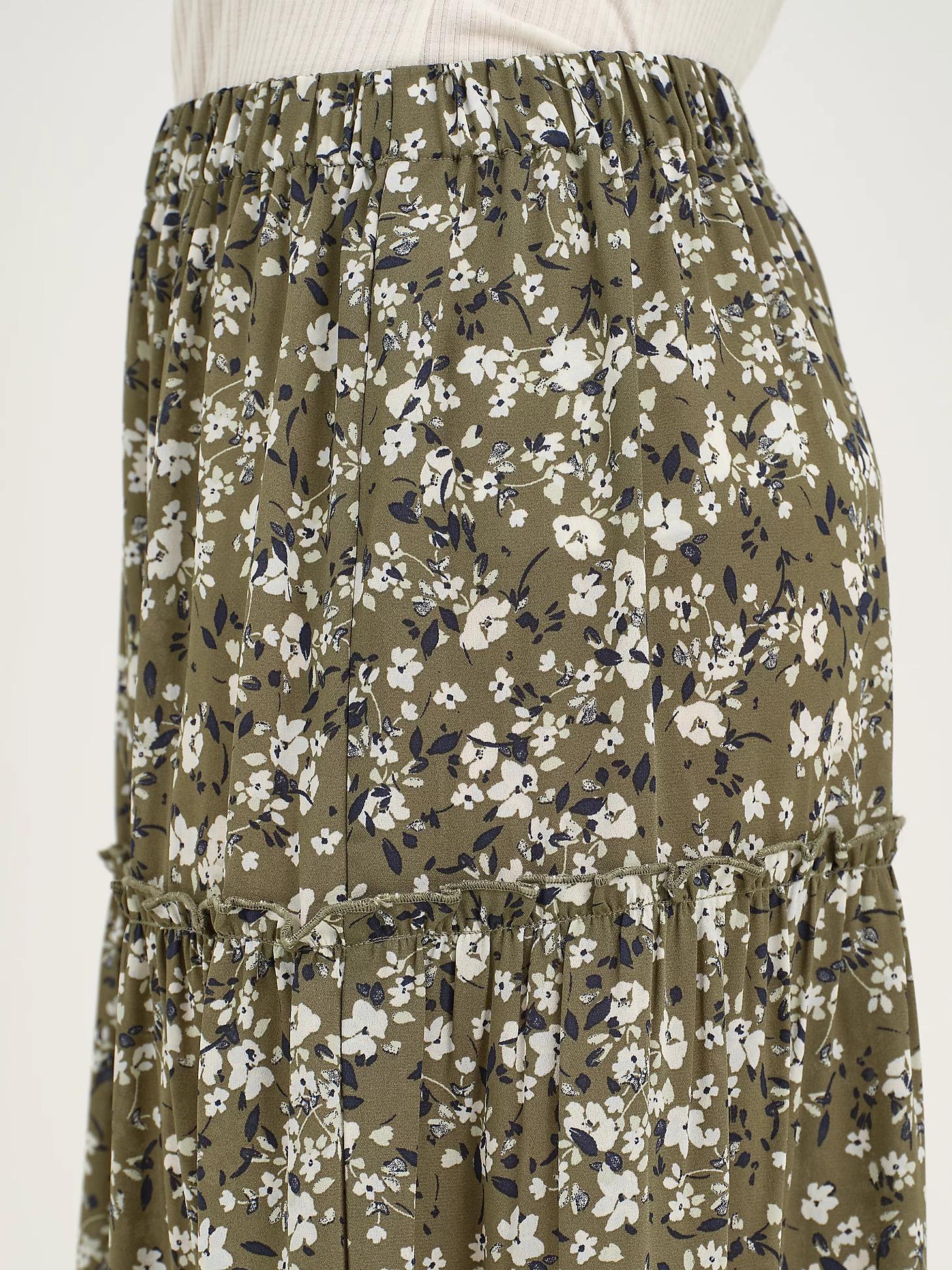 Women's Long Tiered Floral Skirt | Women's Skirts & Dresses | Lee® Product Image