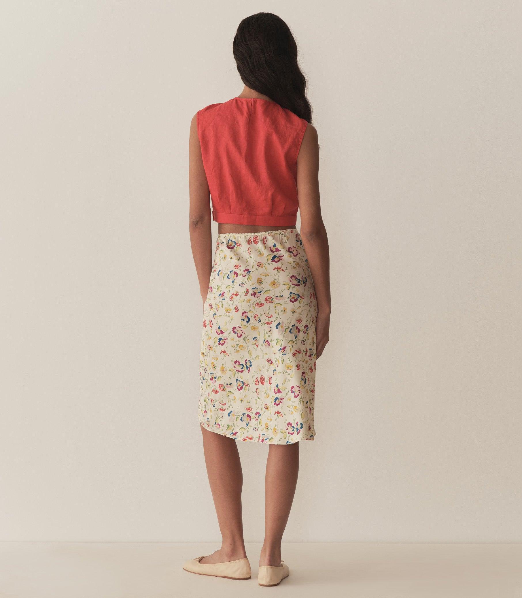 ELOWETTE SKIRT -- WINDSWEPT BLOOMS Product Image