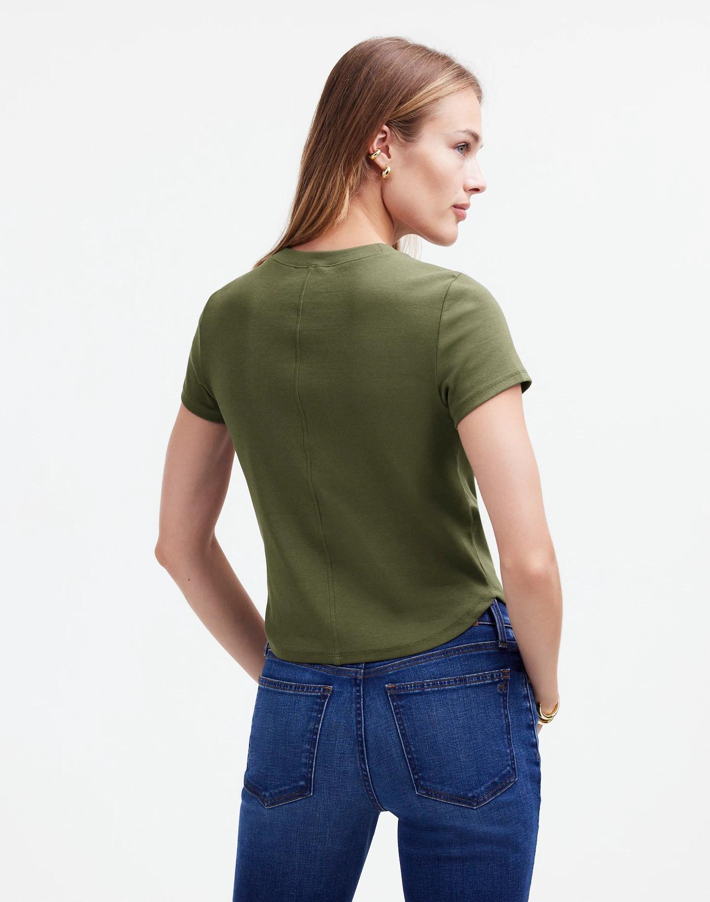(Re)generative Cotton Ribbed Crewneck Tee Product Image