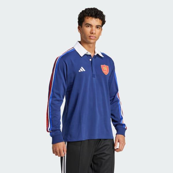 adidas France Long Sleeve Culture Jersey Dark Blue XS Mens Product Image