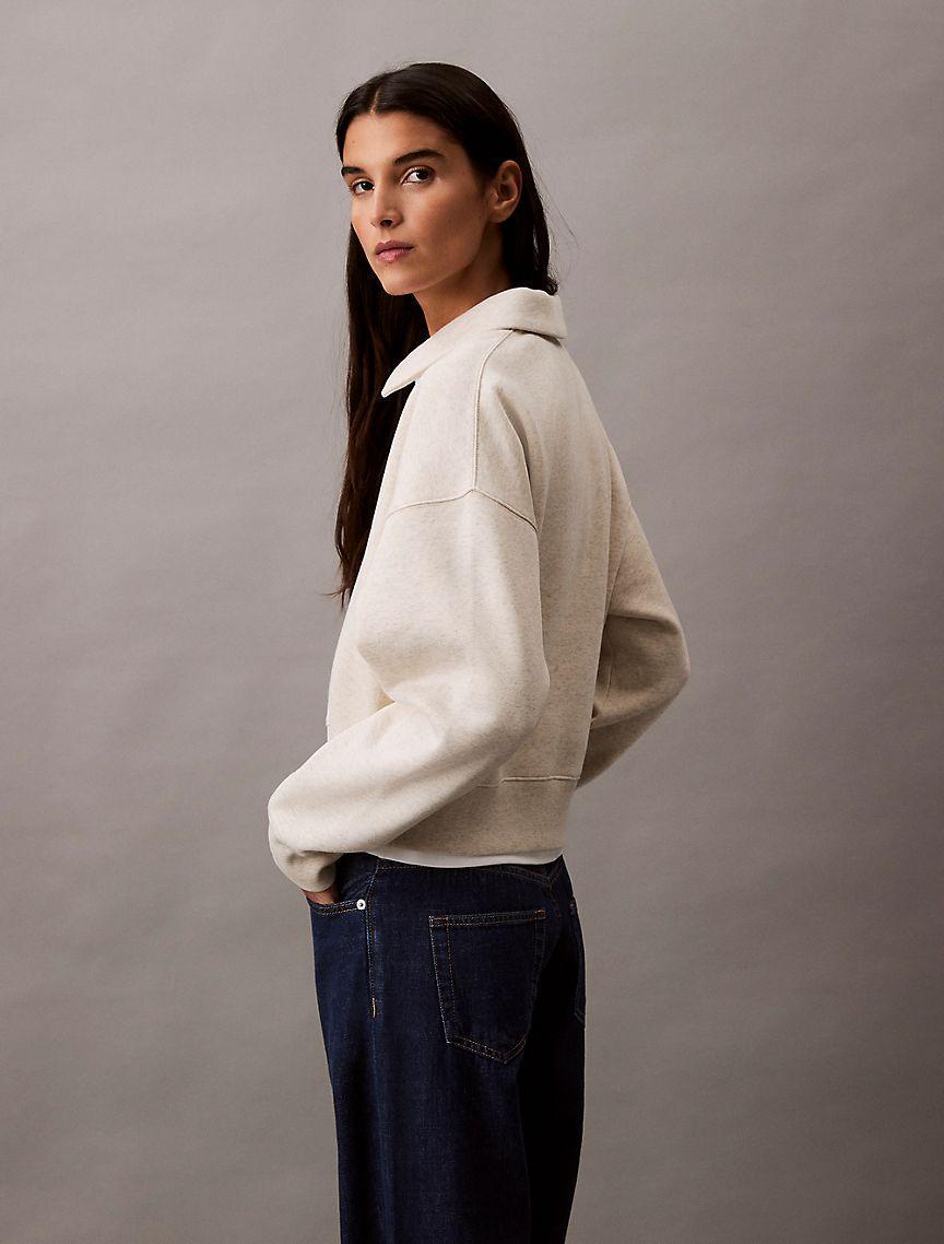 Archive Logo Fleece Quarter Zip Sweatshirt Product Image