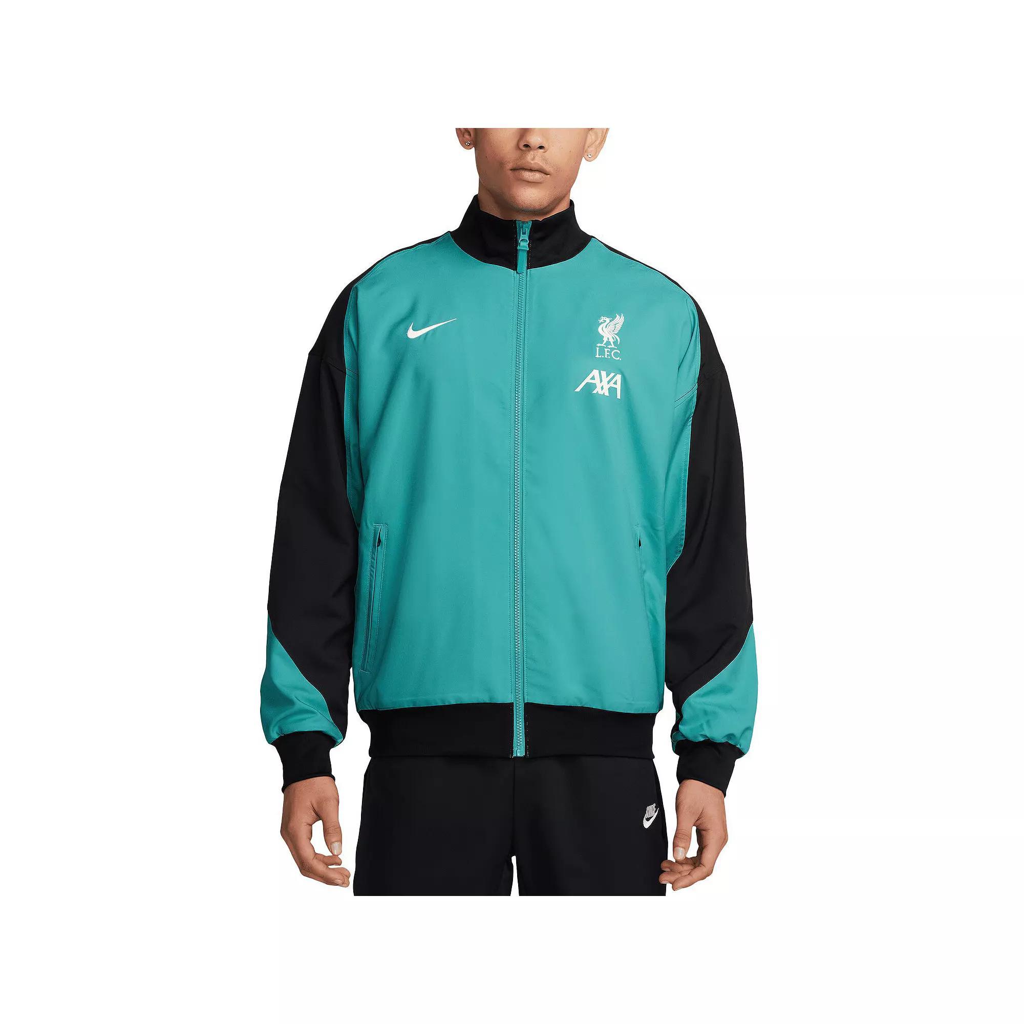 Men's Nike Teal Liverpool 2024/25 Strike Anthem Full-Zip Jacket, Size: 2XL, Lvp Blue Product Image