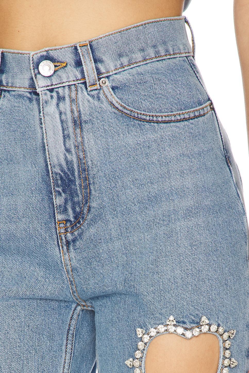 Crystal Heart Straight Leg AREA Product Image