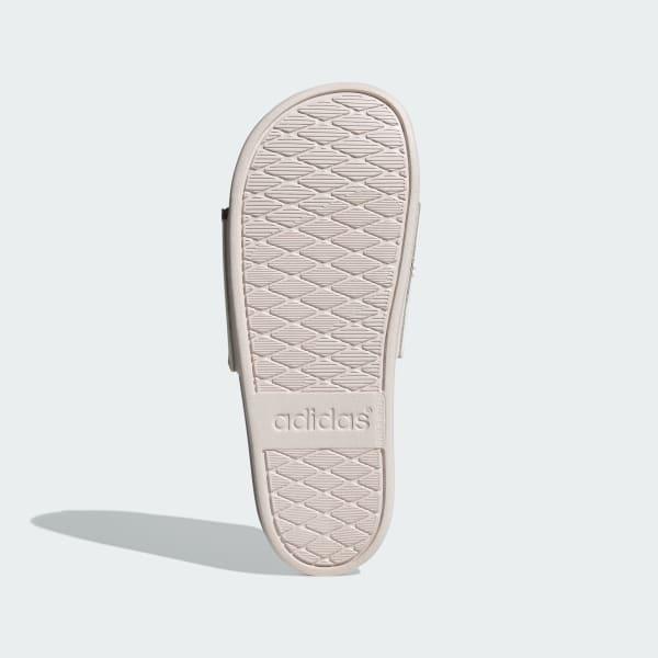 adidas Adilette Stripe Comfort Men's Slide Sandals, Size: 14, Earth Strata Product Image
