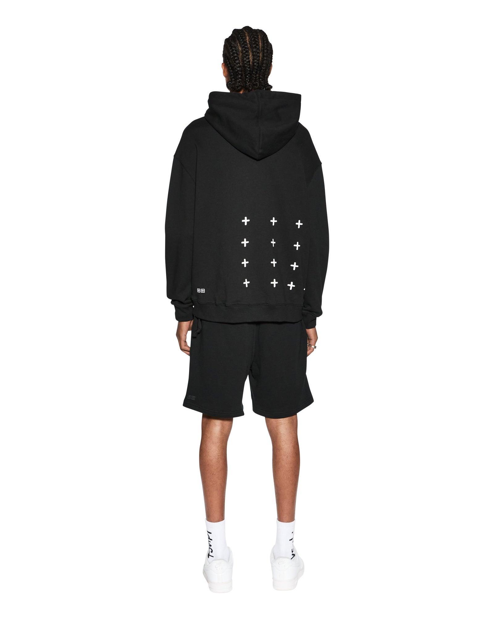 4 X 4 BIGGIE HOODIE JET BLACK Male Product Image