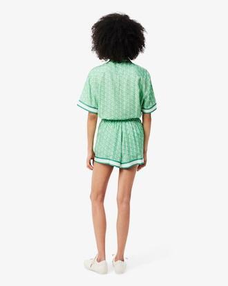 Fluid Monogram Print Shorts Product Image