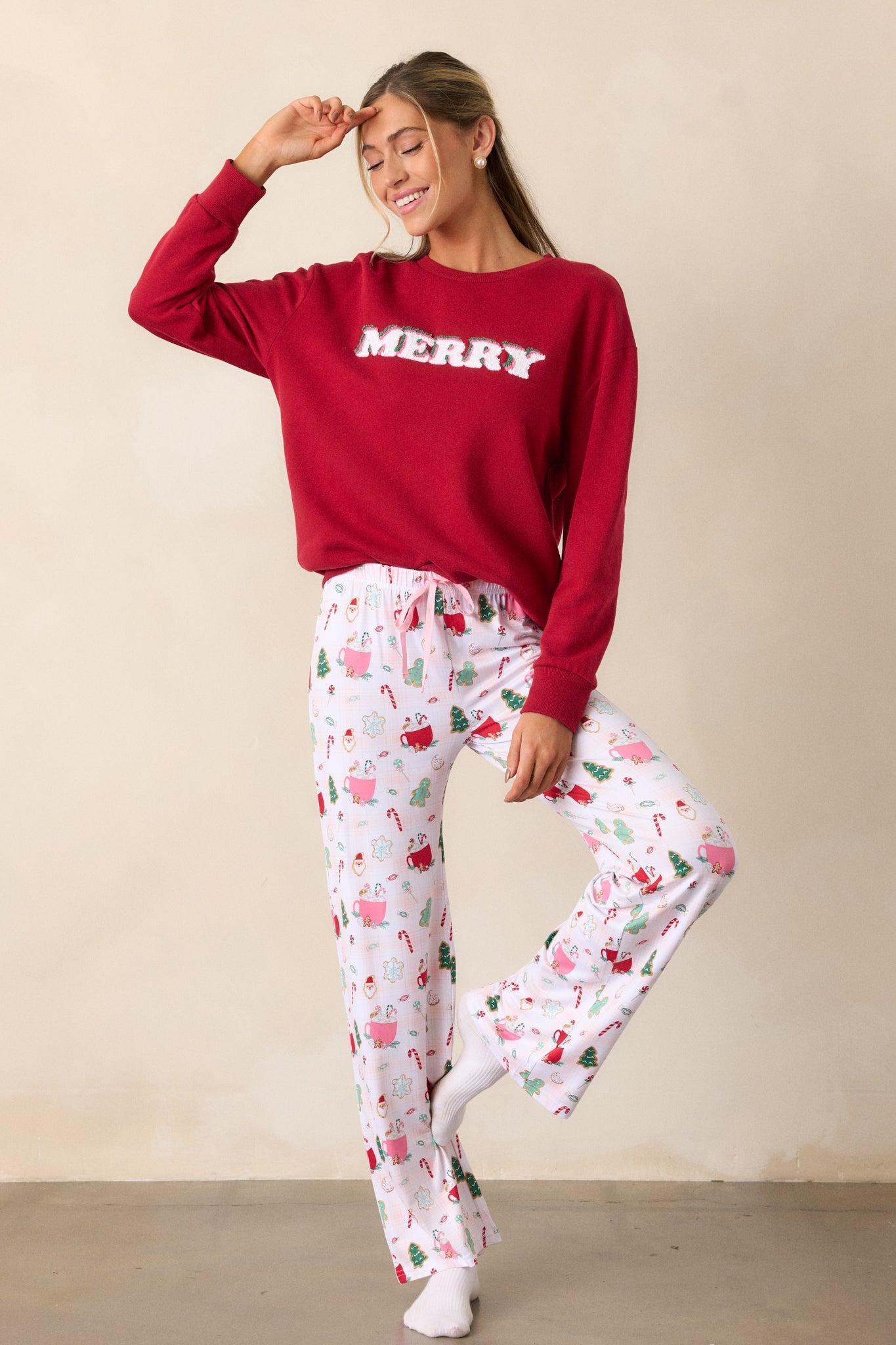 Cocoa & Cookie Wonderland Ivory Pajama Pants Product Image