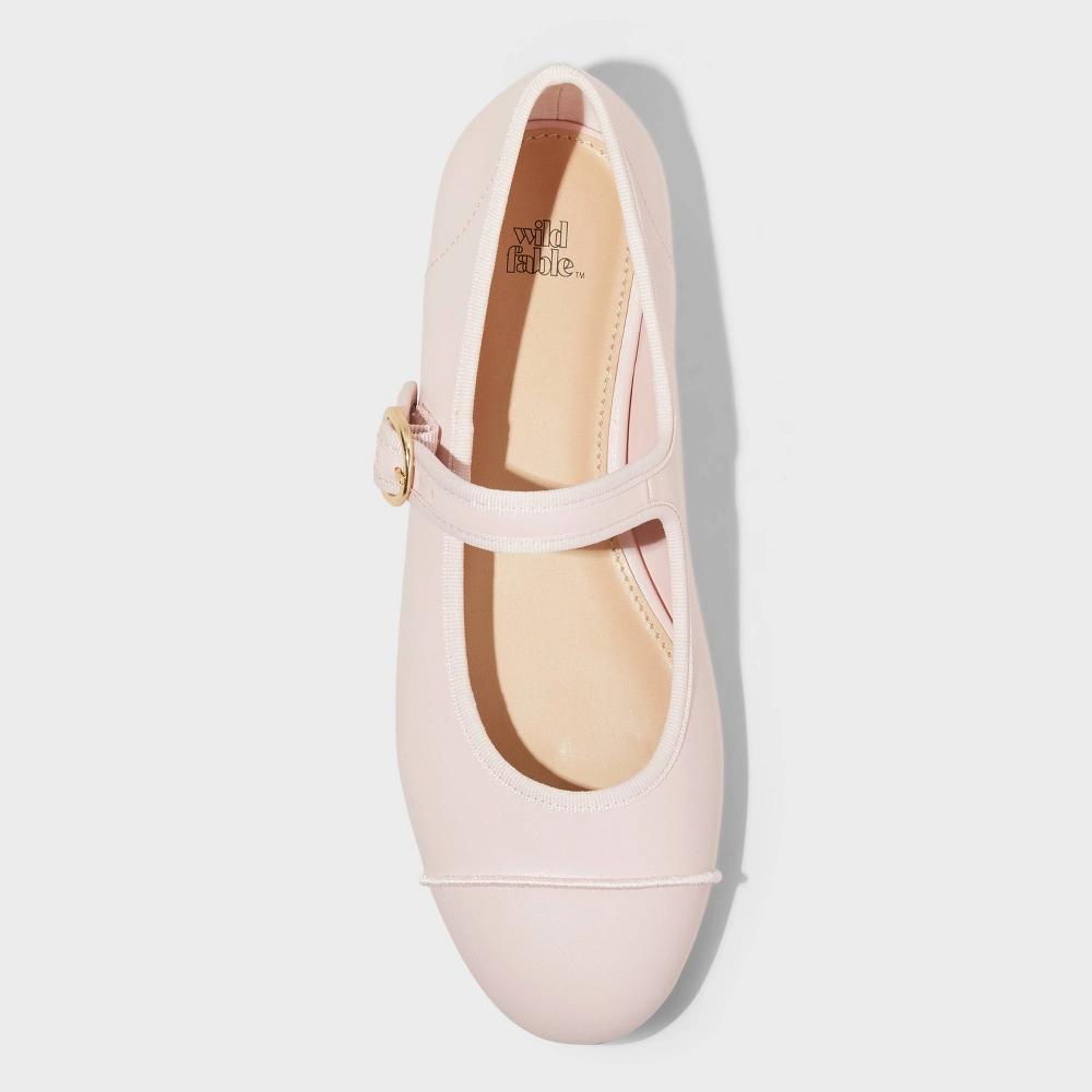 Womens Natalie Mary Jane Ballet Flats - Wild Fable 11: Cushioned Insole, Buckle Closure, Textured Outsole Product Image