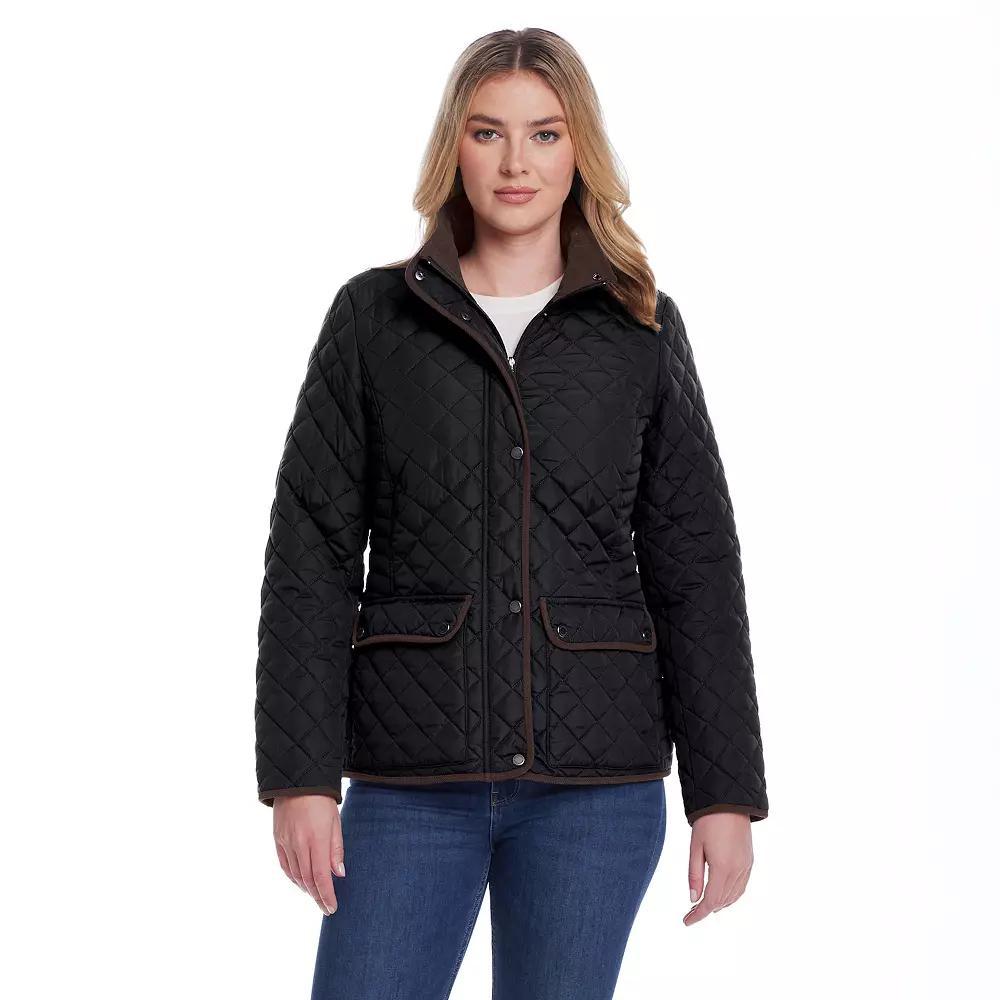 Women's Weathercast Quilted Barn Jacket, Size: Large, Red Pepper Product Image