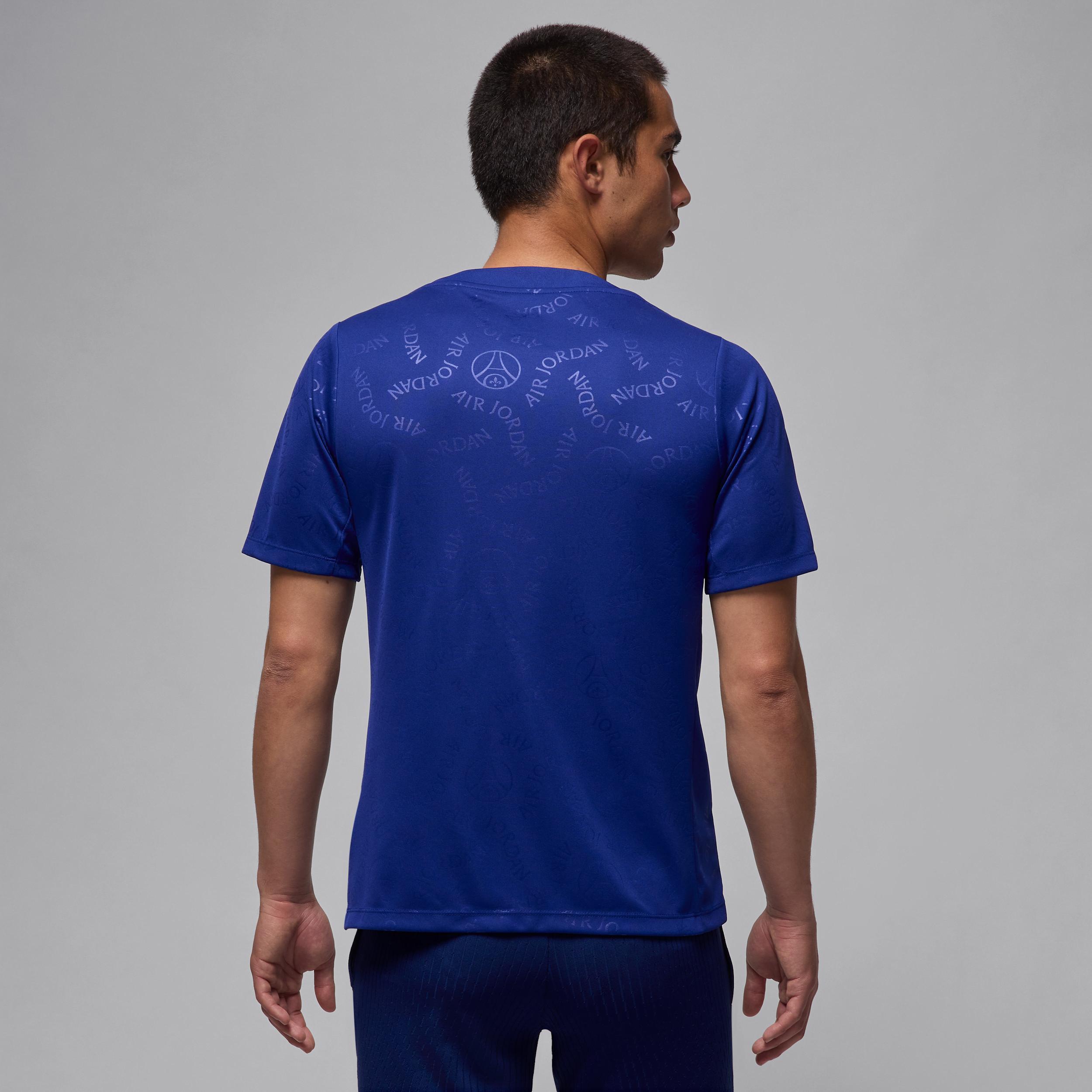 Nike Mens Paris Saint-Germain Academy Pro Fourth Jordan Dri-FIT Soccer Short-Sleeve Pre-Match Top Product Image