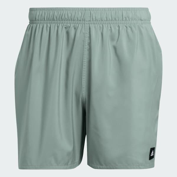 adidas Solid CLX Short-Length Swim Shorts Halo Mint 3XL Mens Product Image