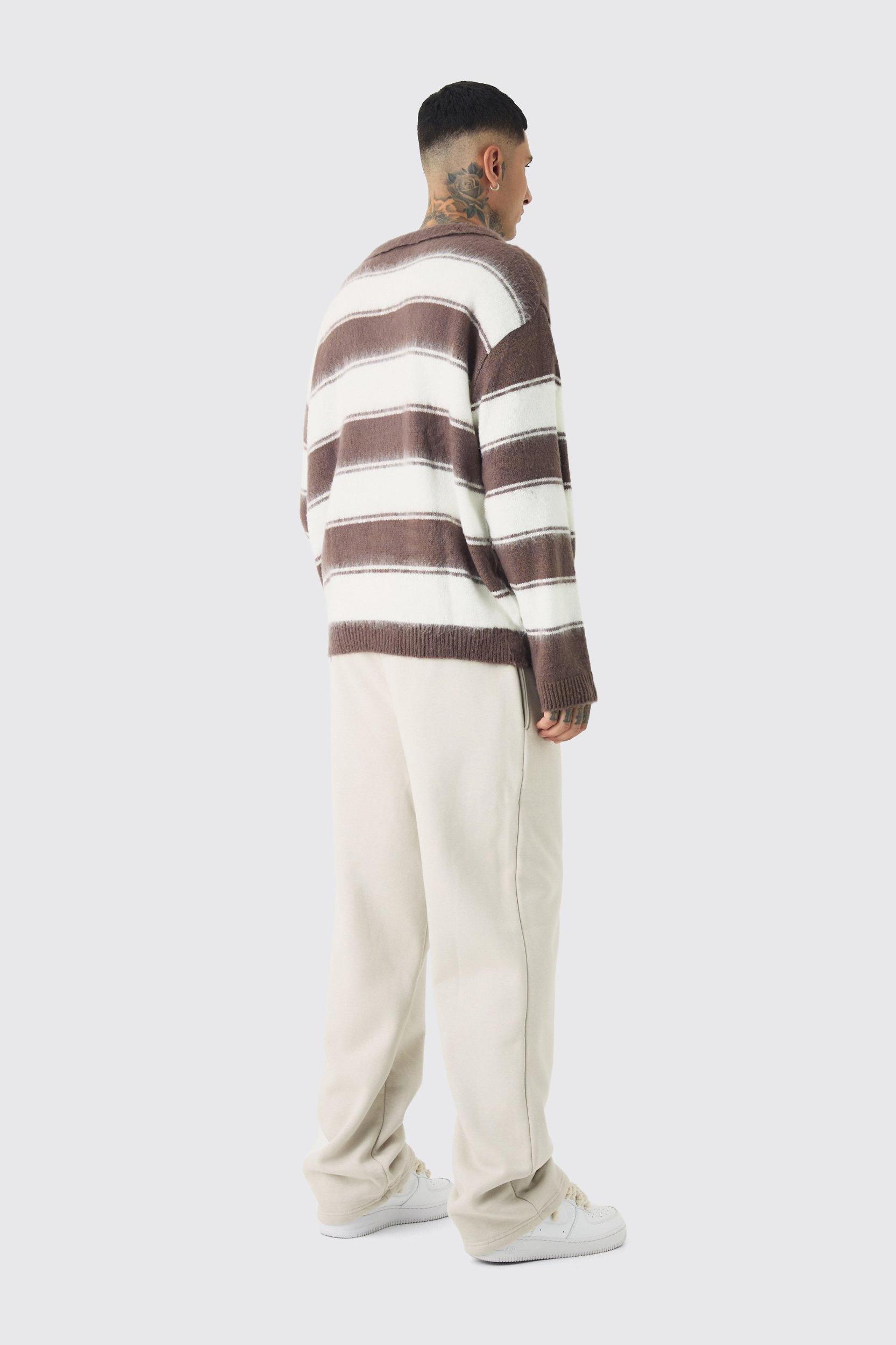 Tall Brushed Knit Official Football Top | boohooMAN USA Product Image