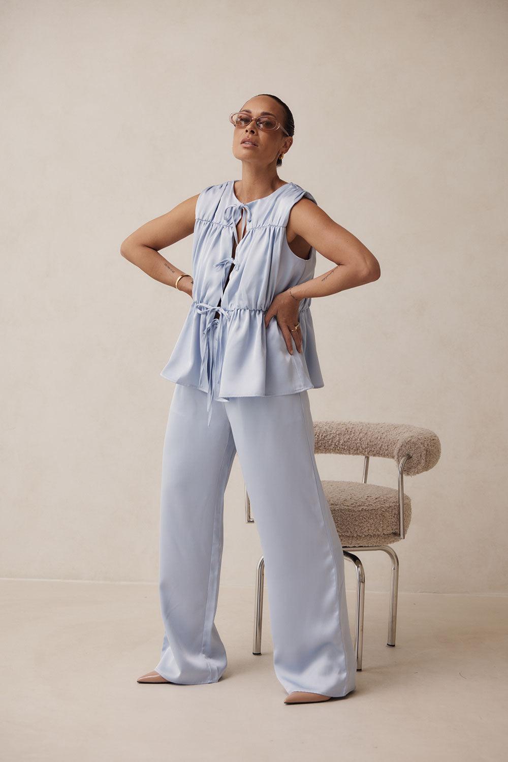 Juliette Pants - Blue Product Image