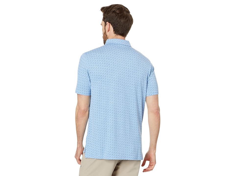 tasc Performance Cloud Polo - Droplets (Polar Heather Droplets) Men's Clothing Product Image