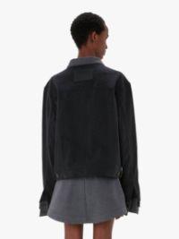 LAYERED DENIM JACKET in grey | JW Anderson US  Product Image