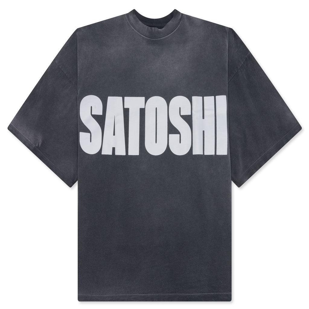 Jumbo Font Oversized Tee - Vintage Black Male Product Image