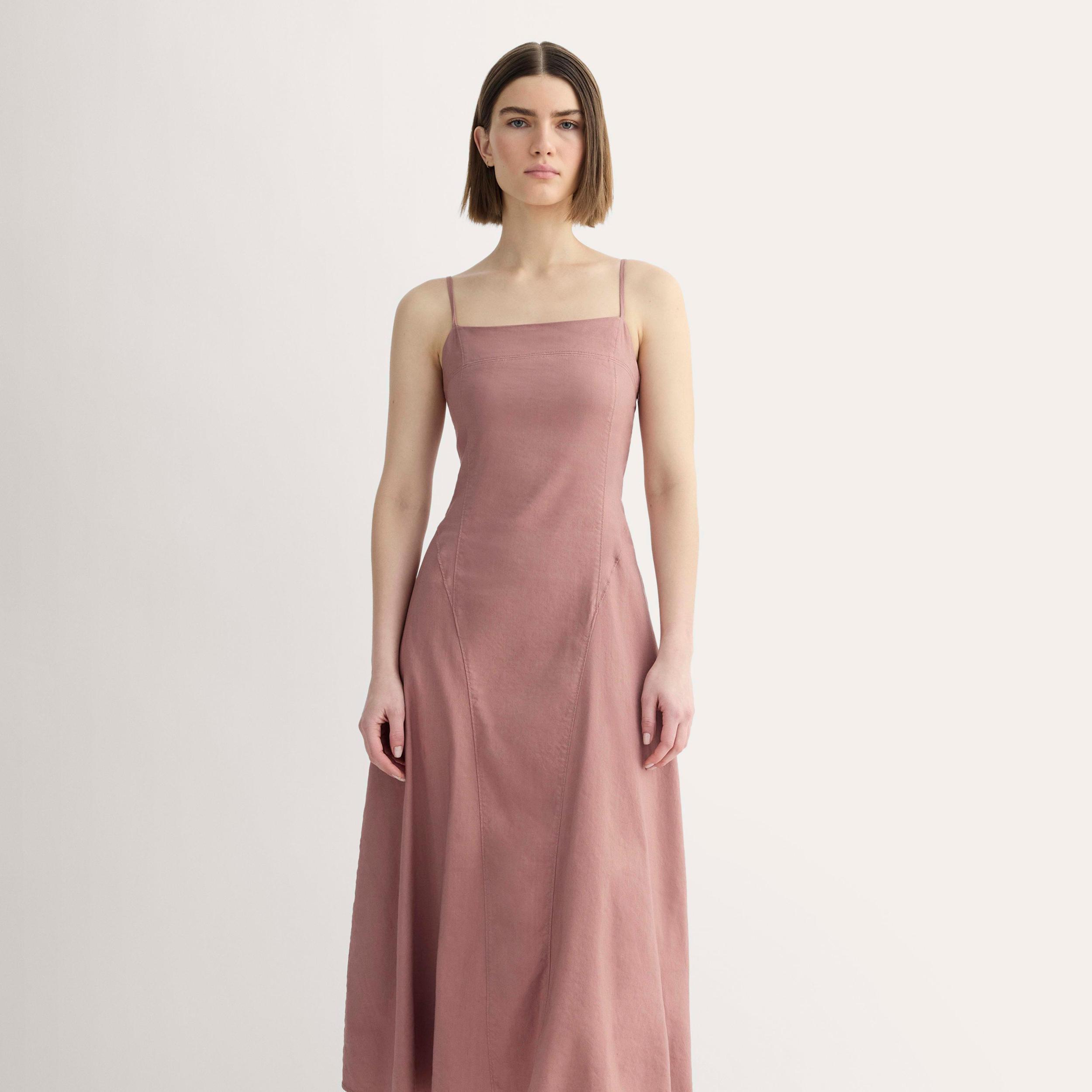 Womens Seamed Dress in Stretch Linen by Everlane Product Image